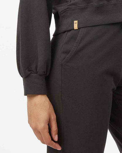 French Terry V-Neck Balloon Sleeve
