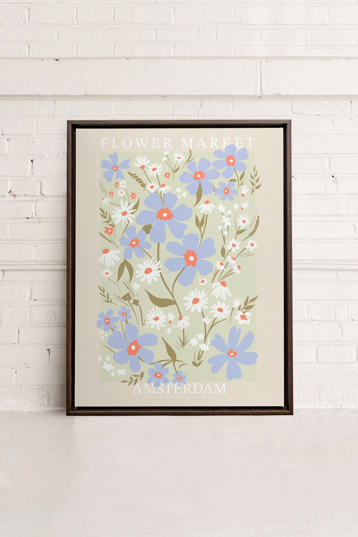 AMSTERDAM BLOOM, Mixed Media auf Leinwand