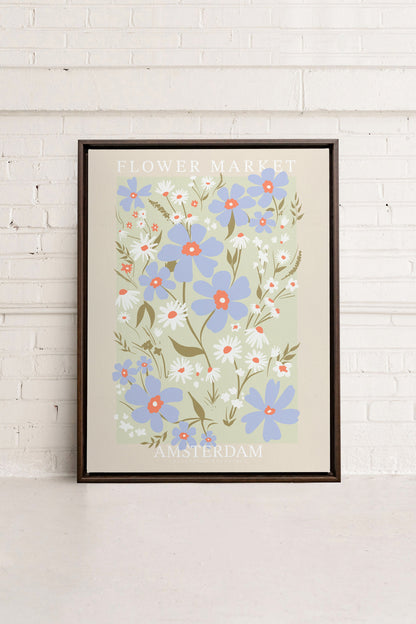 AMSTERDAM BLOOM, Mixed Media auf Leinwand