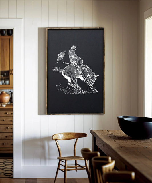 Bucking Bronco Sign - AURABAGS SHOP