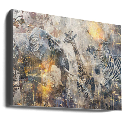 Wandbild Afrikanische Kunst Illustration Wandbild 114