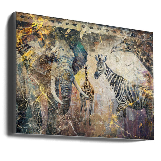 Wandbild Afrikanische Kunst Illustration Wandbild 113