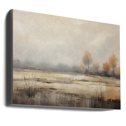 Wandbild Horizontale Abstrakte Landschaft 5