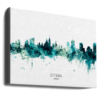 Wandkunst Ottawa Kanada Skyline