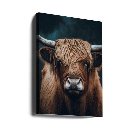 Wandbild Highland Cattle