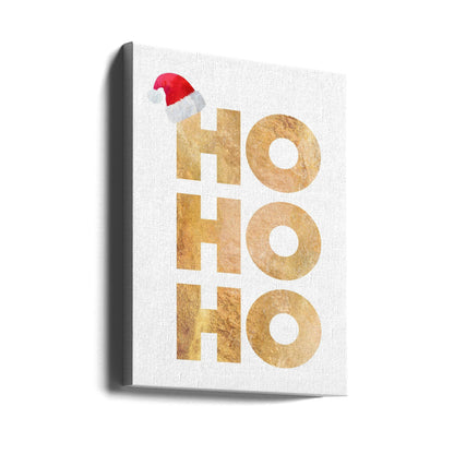 Wandbild Hohoho Typografie Leinwandbild