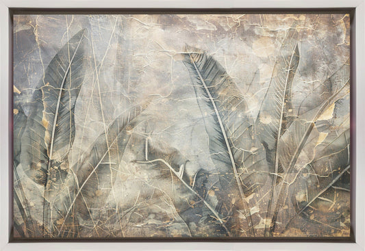 Wandbild Dschungelblätter Kunstillustration Wandbild 09