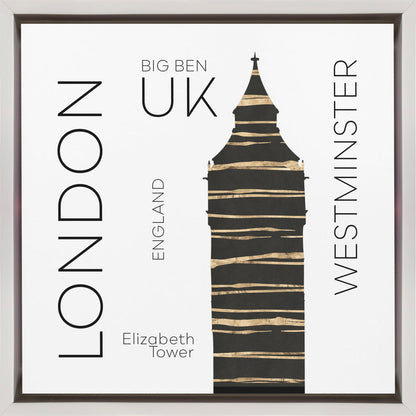 Wandbild Urban Art LONDON Big Ben