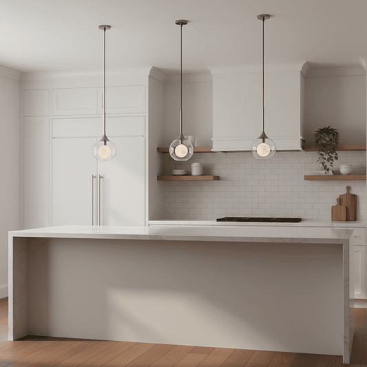 Crystal Orb Adjustable Pendant Lamp