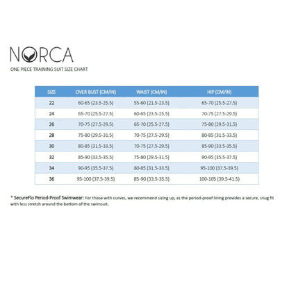 Ocean Tie-Back One-Piece Training Swimsuit by Norca