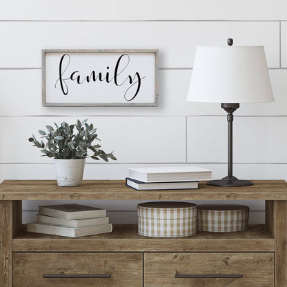 Family Wood Sign - AURABAGS SHOP