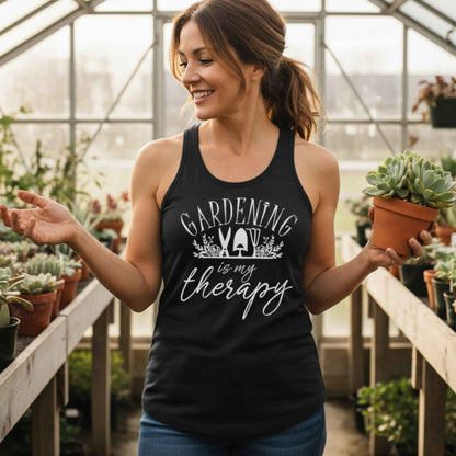 Gardening Is My Therapy Tank Top