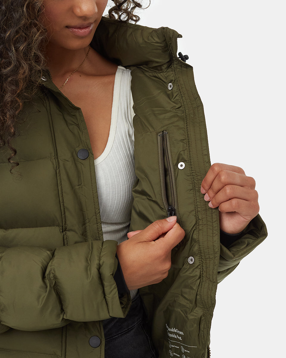 Unisex Cloud Shell Mittellanger Puffer