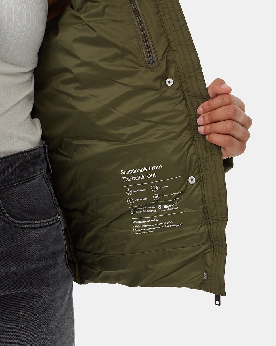 Unisex Cloud Shell Mittellanger Puffer