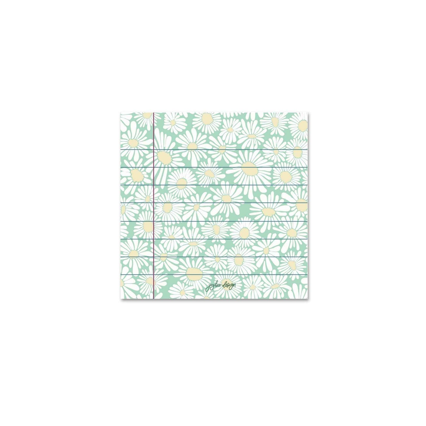Green Daisies Sticky Notes