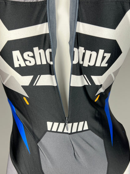 Anime Sci-Fi Spandex Cosplay Open Crotch Bodysuit Costume Lingerie Zentai