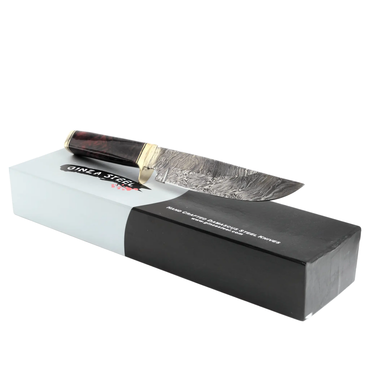 Haruto-II Bowie-Messer 7,5 Zoll mit Original-Lederscheide