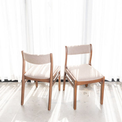 Hobro Natural Rubberwood Dining Chair