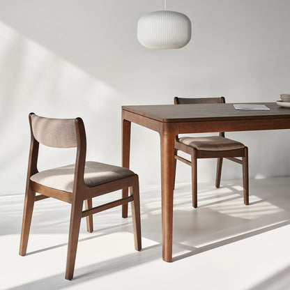 Hobro Natural Rubberwood Dining Chair