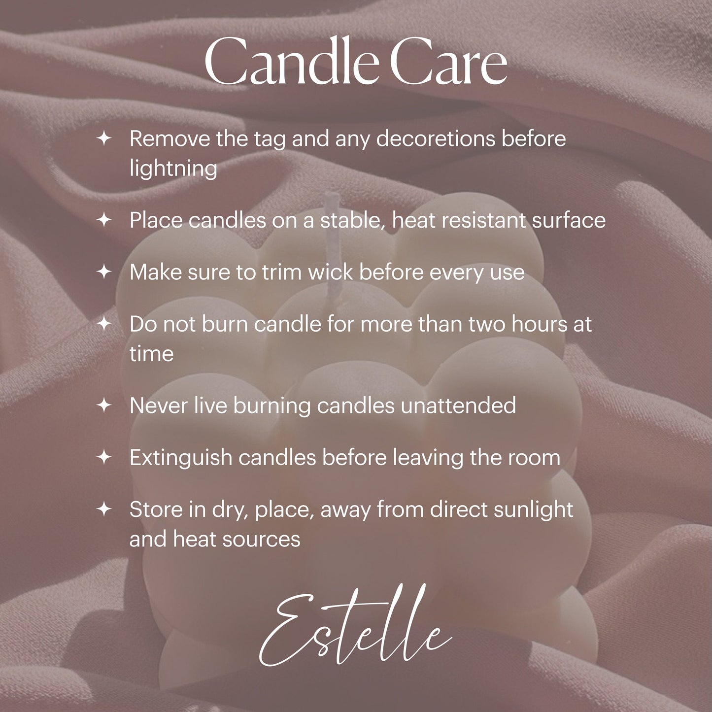 Geometric Wavy Soy Pillar Candle: Minimalist Home Decor