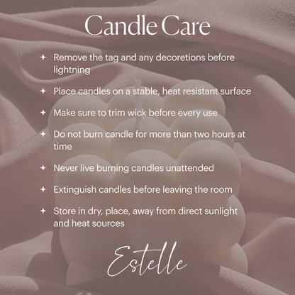 Sea Shell Candle Duo: Decorative Soy Wax Clam Shell Candles