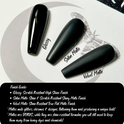 Black and Pink Skinny French - Embossed Tips
