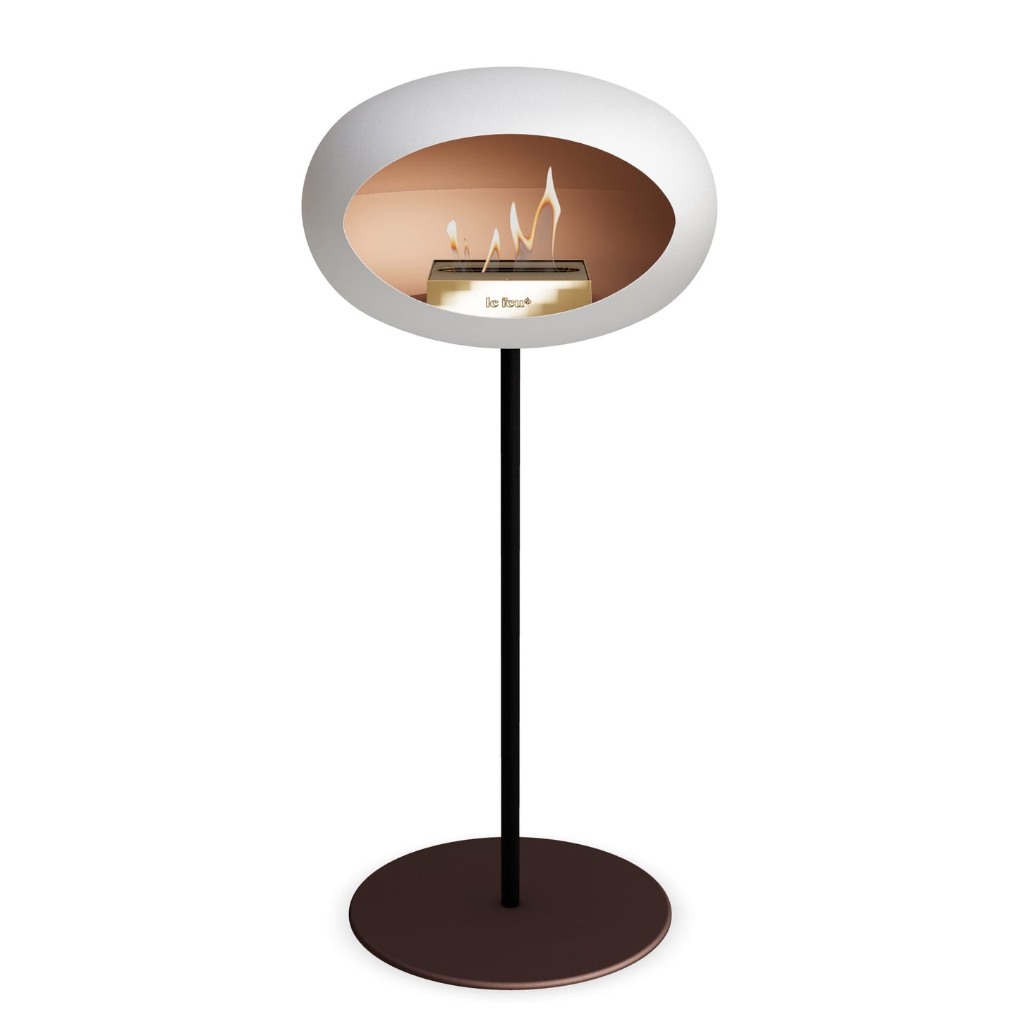 Le Feu Steel High Dome <br>White