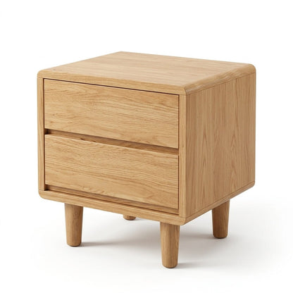 Liam Natural Wood Crafted Bed