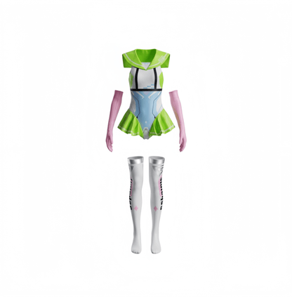 Japanese Anime Girl Spandex Swimwear Racing Suit Wet Suit Race Queen Costume