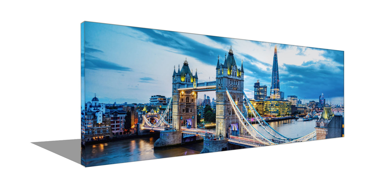 Wandbild-London Skyline auf Leinwand-Gedrucktes Kunstwerk