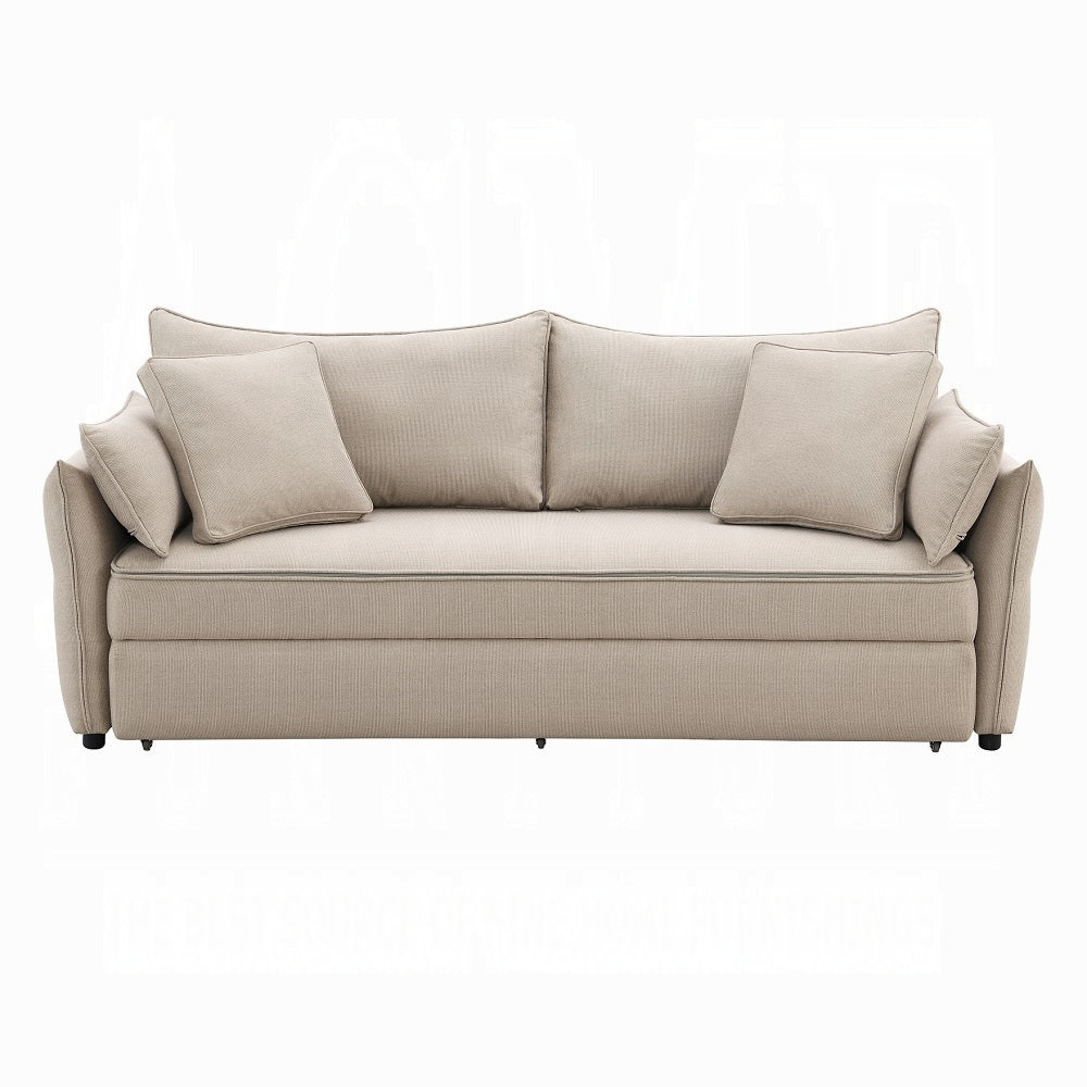 Schlafsofa Cais Condo mit Stauraum – Beige