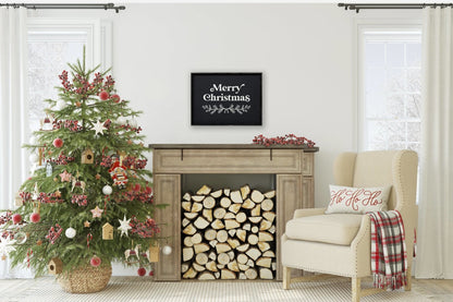 Merry Christmas (18"x24") Wood Sign