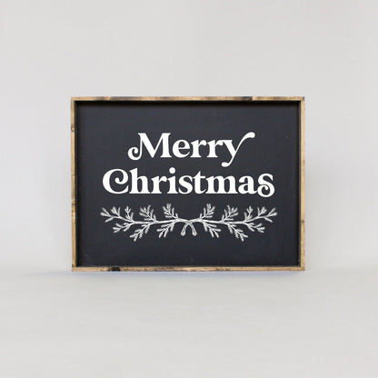 Merry Christmas (18"x24") Wood Sign