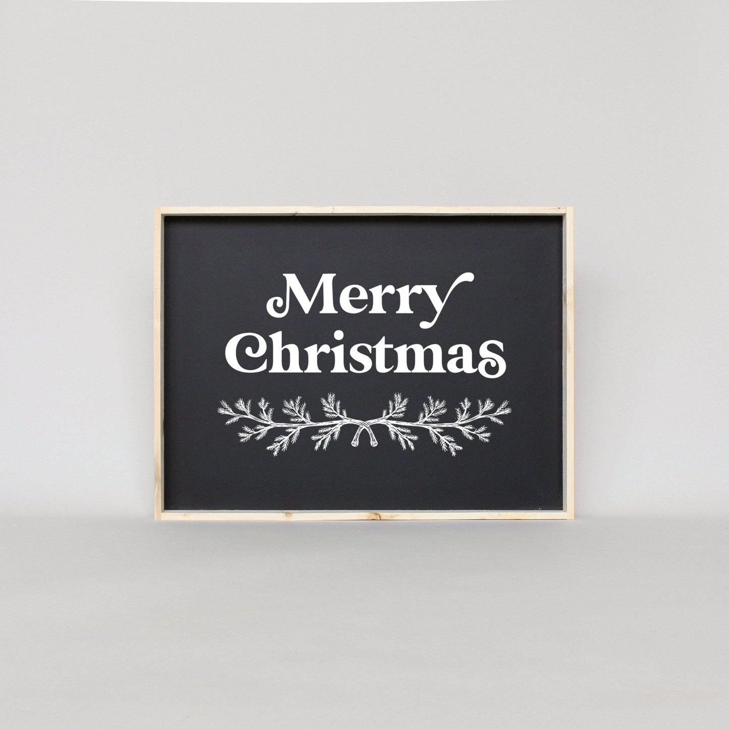 Merry Christmas Large Wood Sign