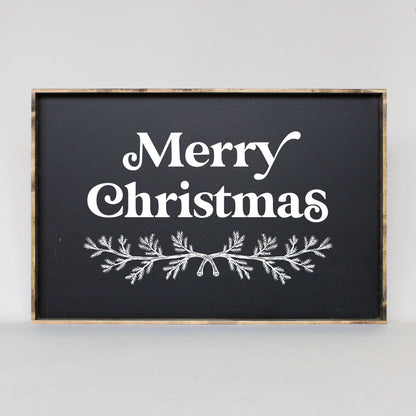 Merry Christmas Large Wood Sign