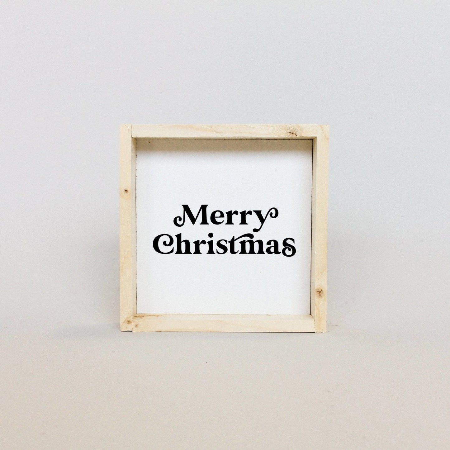 メリークリスマス ミニ木製看板