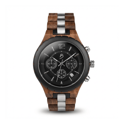 Montre Le Roy en bois de noyer