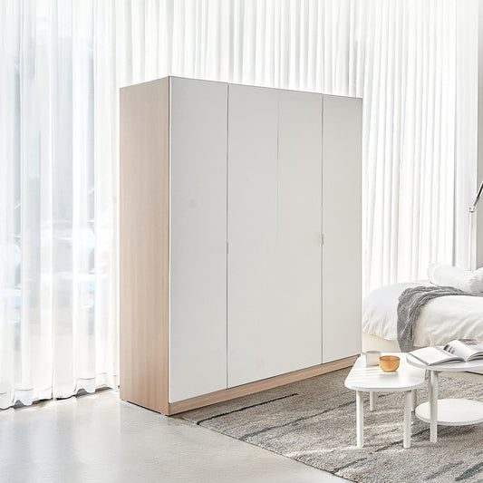 Monza 4-Door Wooden Wardrobe