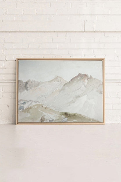 MOUNTAIN VIEW, Mischtechnik auf Leinwand