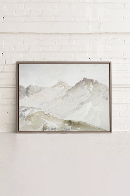 MOUNTAIN VIEW, Mischtechnik auf Leinwand
