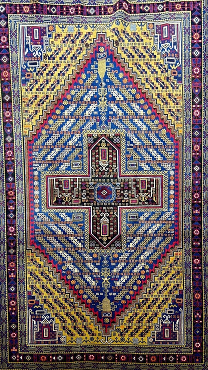 Vintage Afghan Belutsch Teppich | 198 x 117 cm