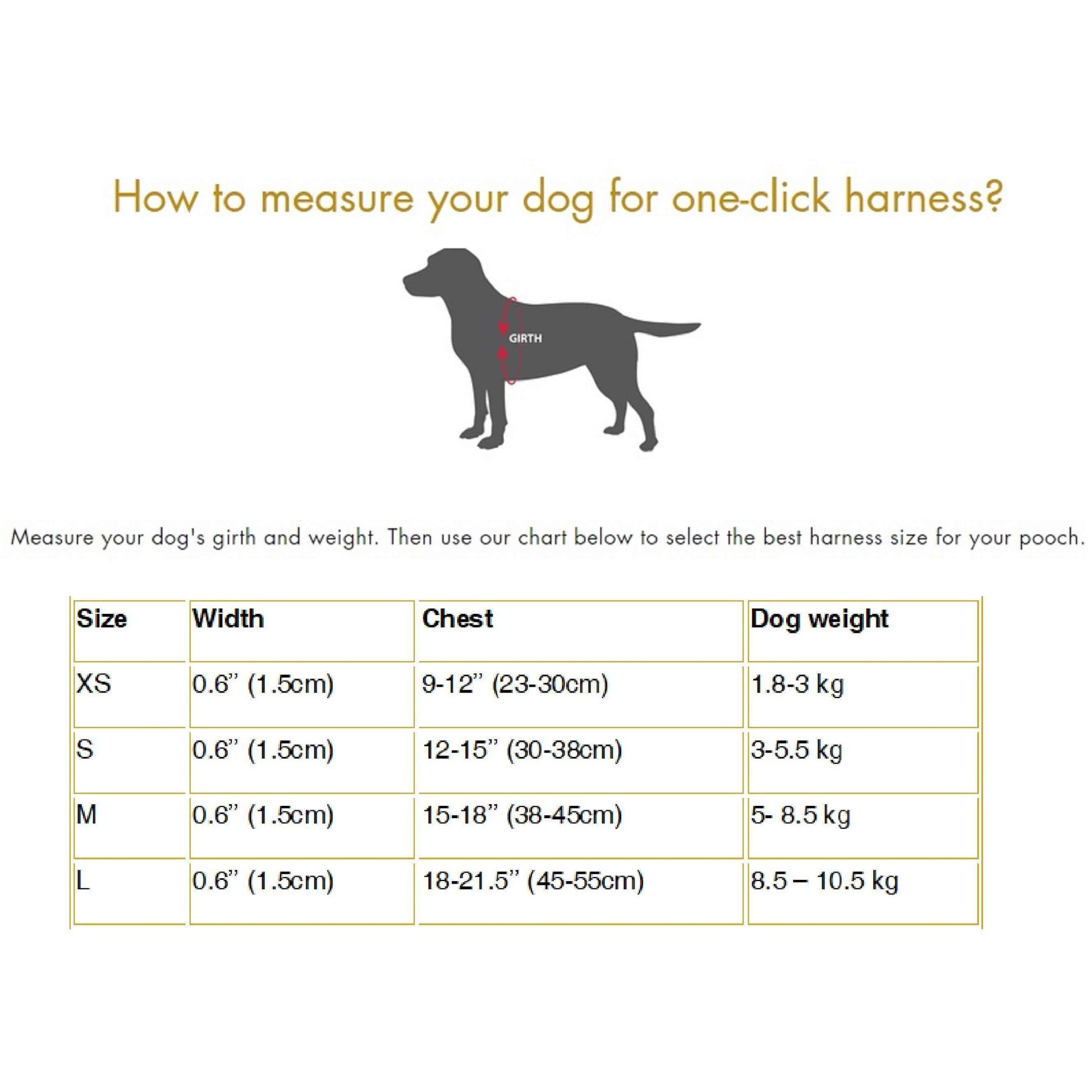 Scotland Tartan One-Click Dog Harness