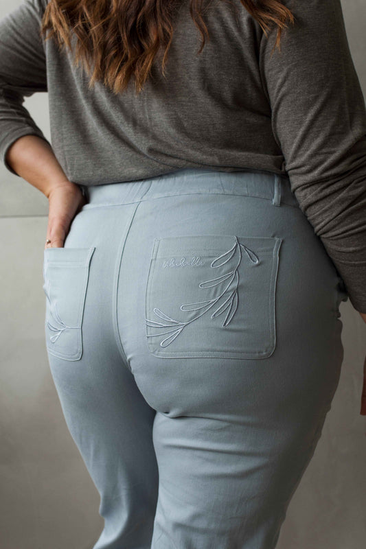 Pantalon cargo bleu