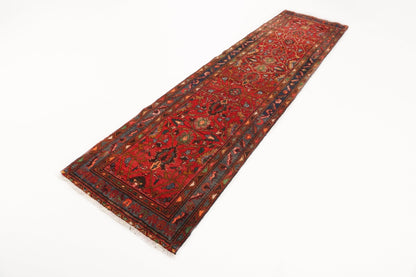 Persischer Aserbaidschaner Läufer Teppich | 2' 7" x 10' 4"