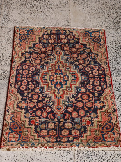 Persian Bidjar Rug | 1' 8” x 2' 9"