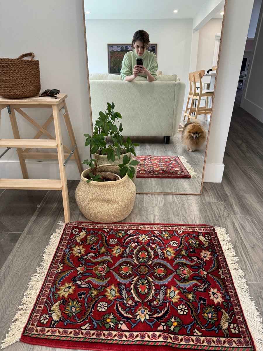 Persian Kashan Twin Rugs | 2' 2" x 2' 8"