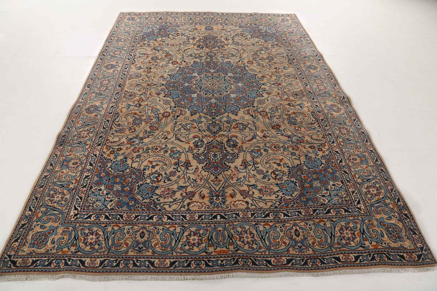 Persian Kashmar Rug | 6' 7" x 9' 4"