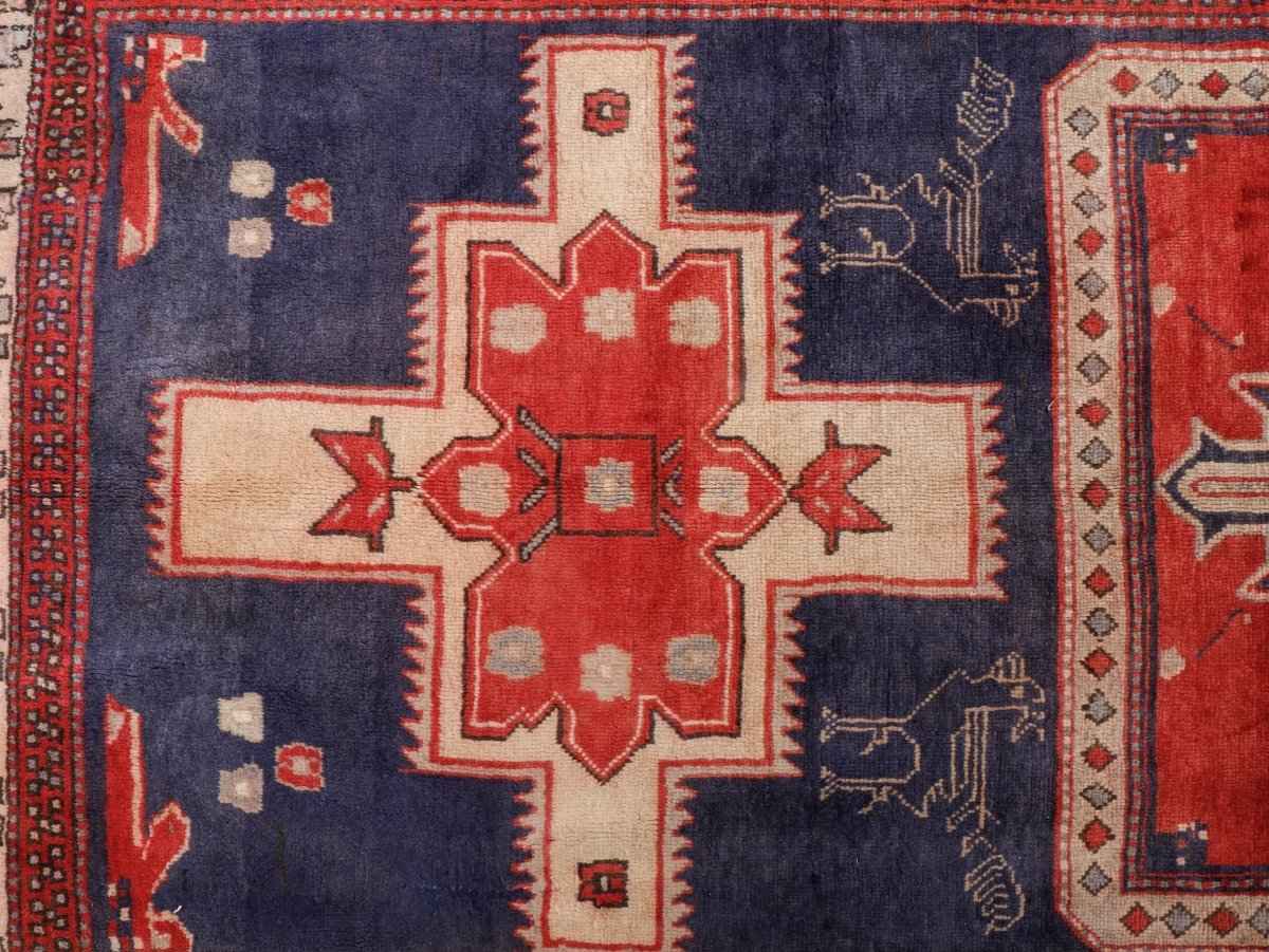 Persian Meshkin Runner Rug | 3' 11” x 10' 7"