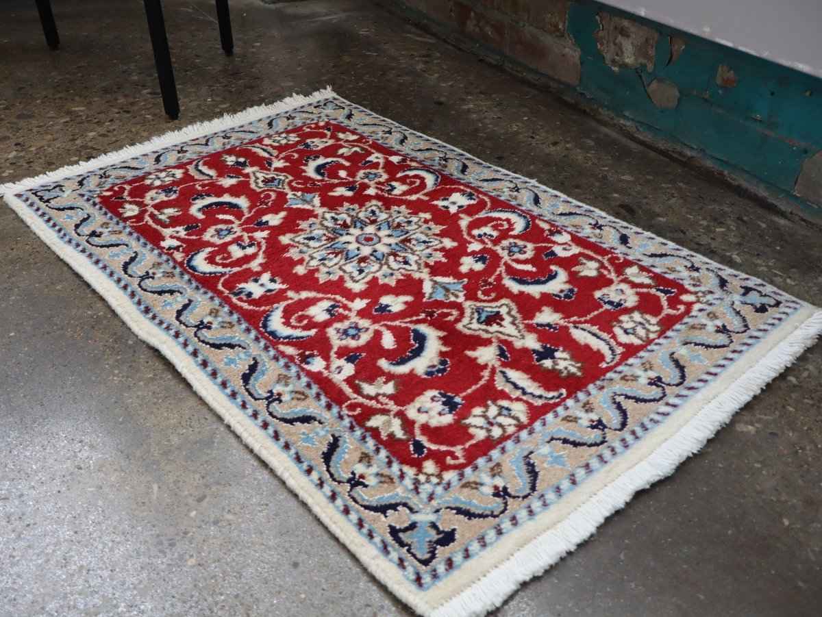 Persian Nain Rug | 1' 10" x 2' 11"