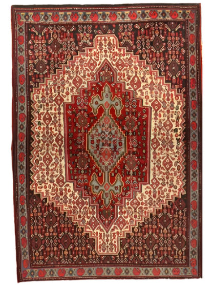 Persian Senneh Rug | 2' 4" x 3' 5"